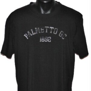 TOP 100 Palmetto Golf Club 1892 American Needle Cotton Crew T-Shirt, XL Black